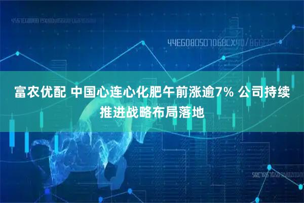 富农优配 中国心连心化肥午前涨逾7% 公司持续推进战略布局落地